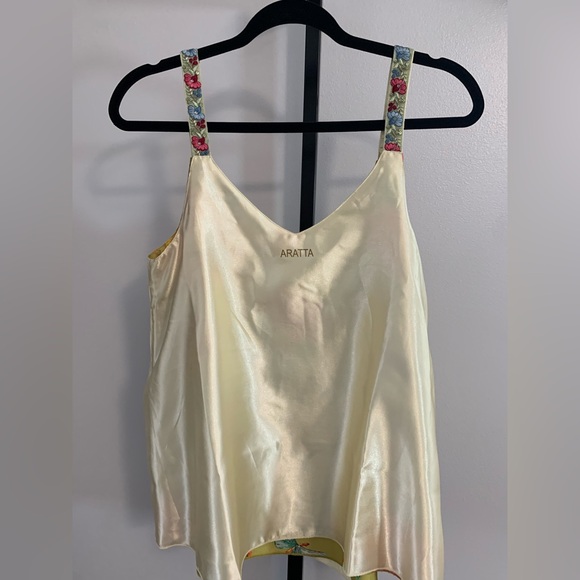 NWTCurrent Collection ARATTA Yellow Legend of the Crane Reversible Cami Top - Picture 13 of 16